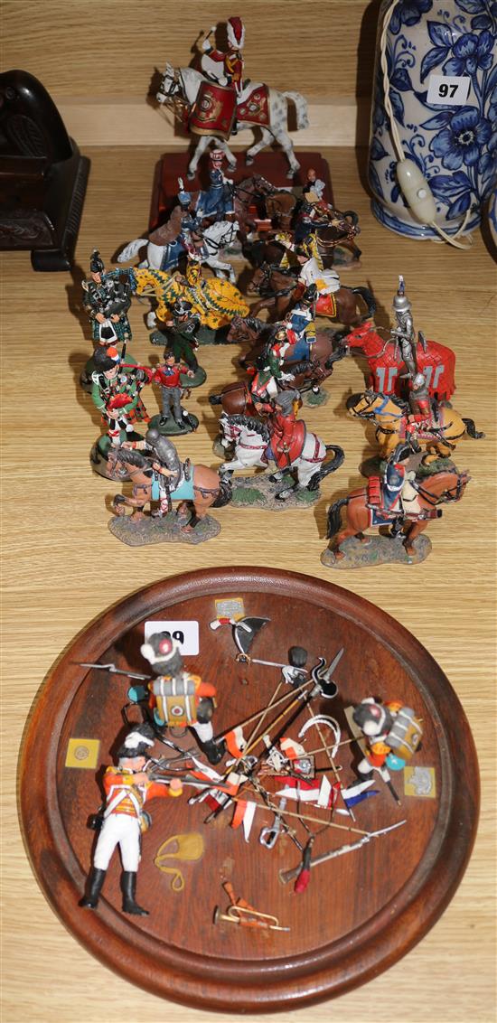 Collection of lead soldiers